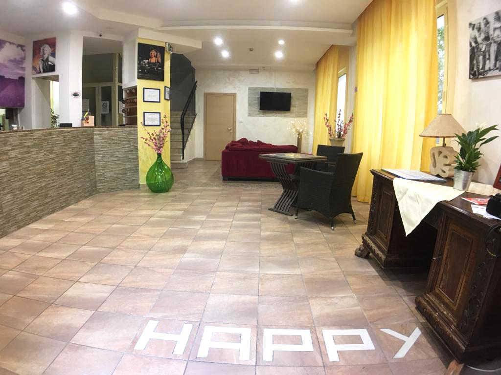 Hotel New Happy Rimini Exteriör bild