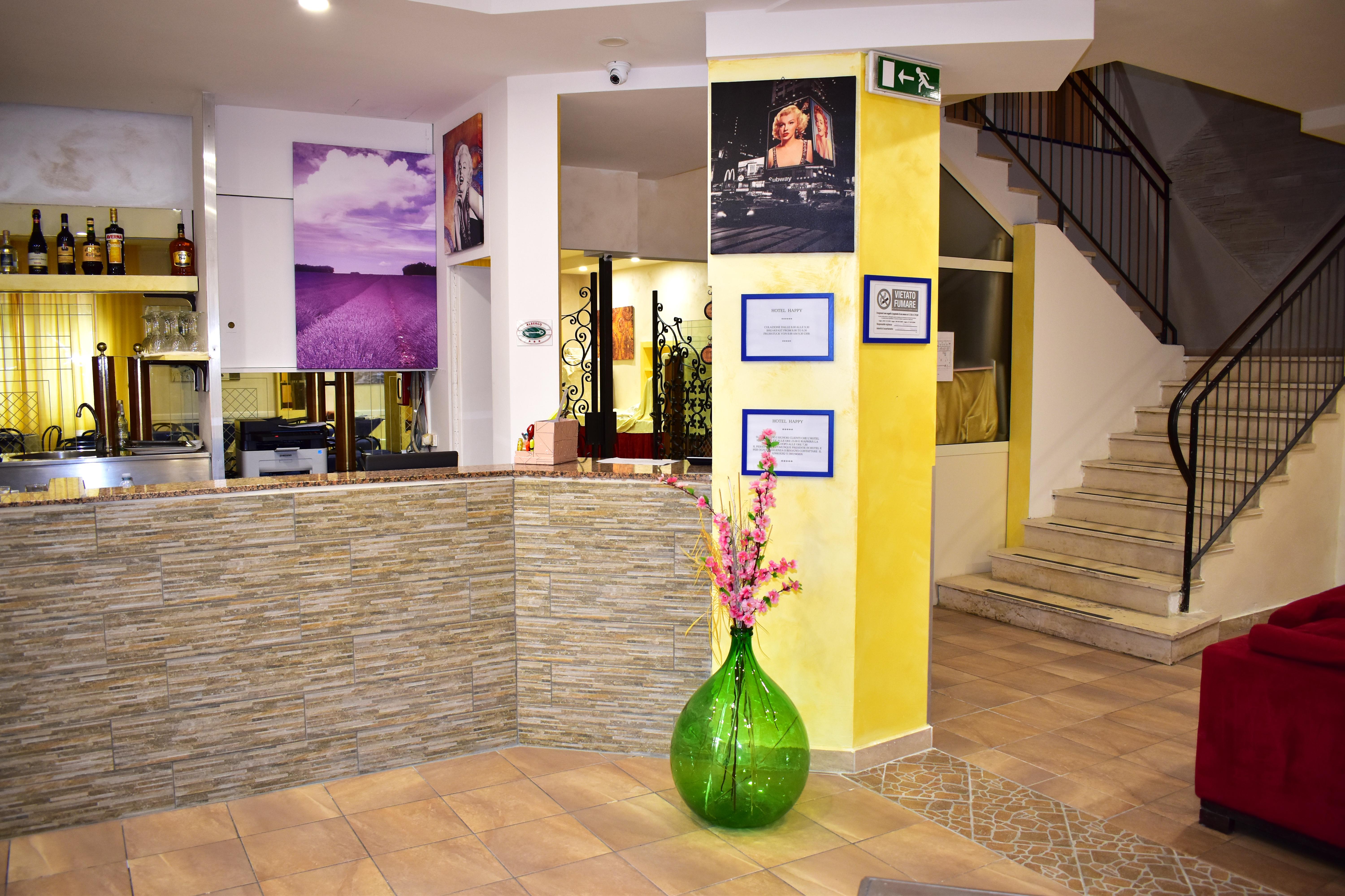 Hotel New Happy Rimini Exteriör bild