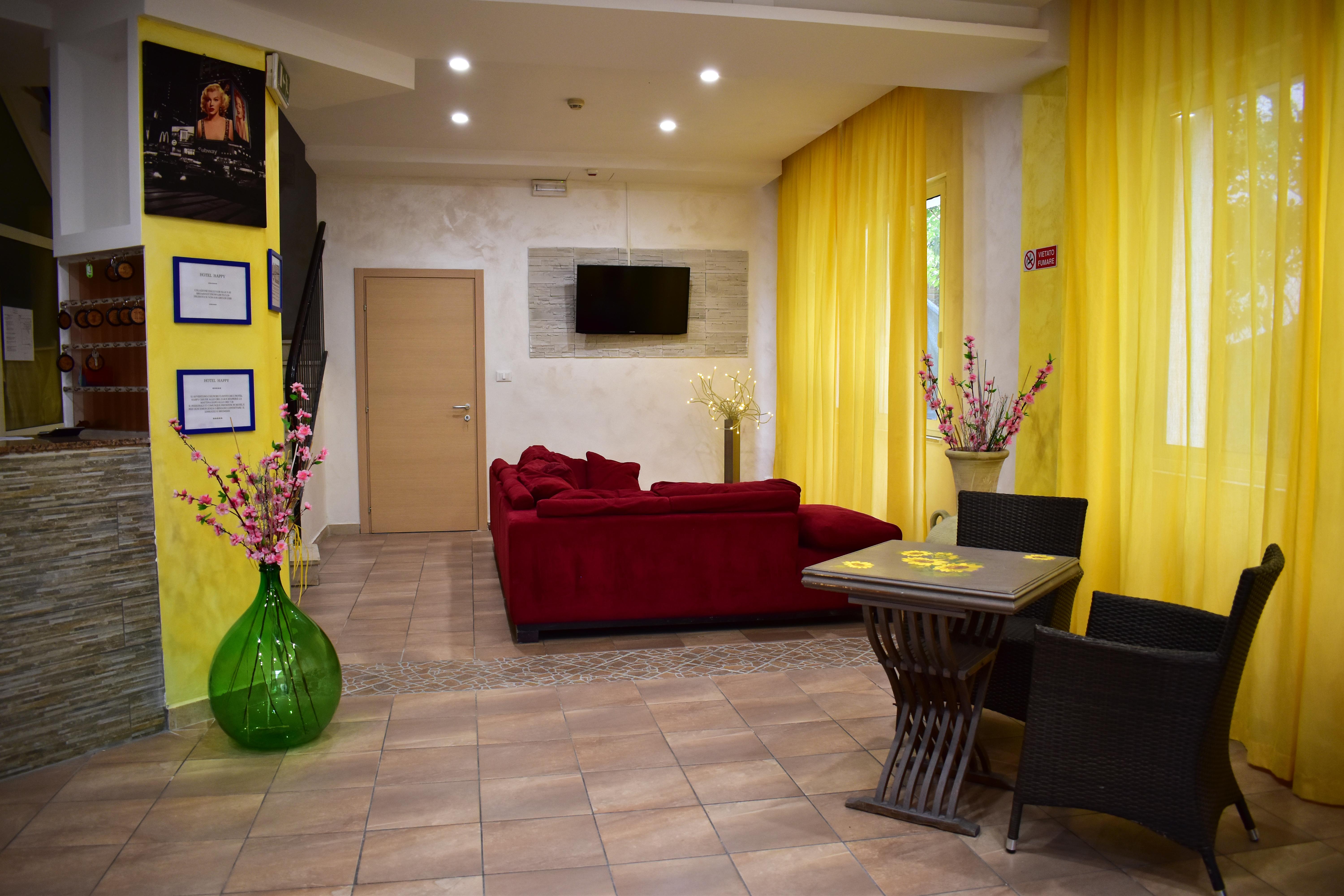 Hotel New Happy Rimini Exteriör bild