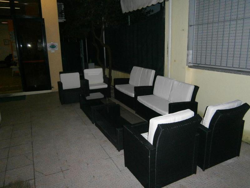 Hotel New Happy Rimini Exteriör bild
